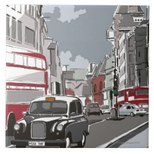 Taxi i London Kakelplatta