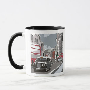 Taxi i London Mugg