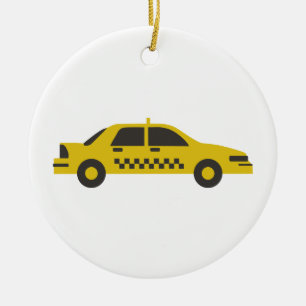 Taxi Julgransprydnad Keramik