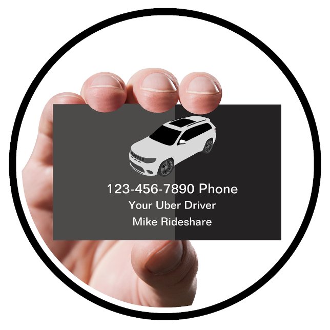 Taxi-resa Tjänst Visitkort (Skapare uppladdad)