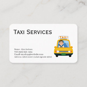 Taxi Service Visitkort