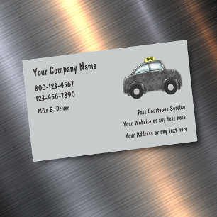 Taxi Service Visitkortmagnet