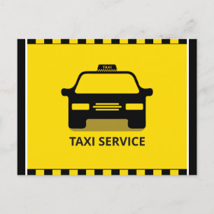Taxi Service Vykort