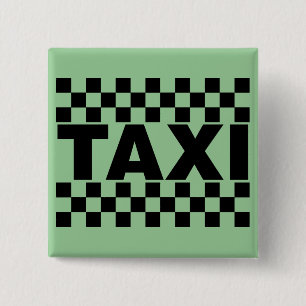 Taxi ~ Taxi Cab ~ bil för hyreskontrakt Knapp