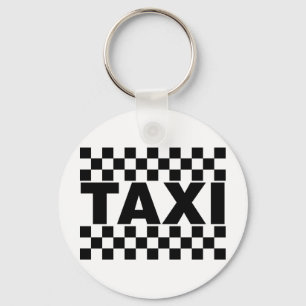 Taxi ~ Taxi Cab ~ bil för hyreskontrakt Nyckelring