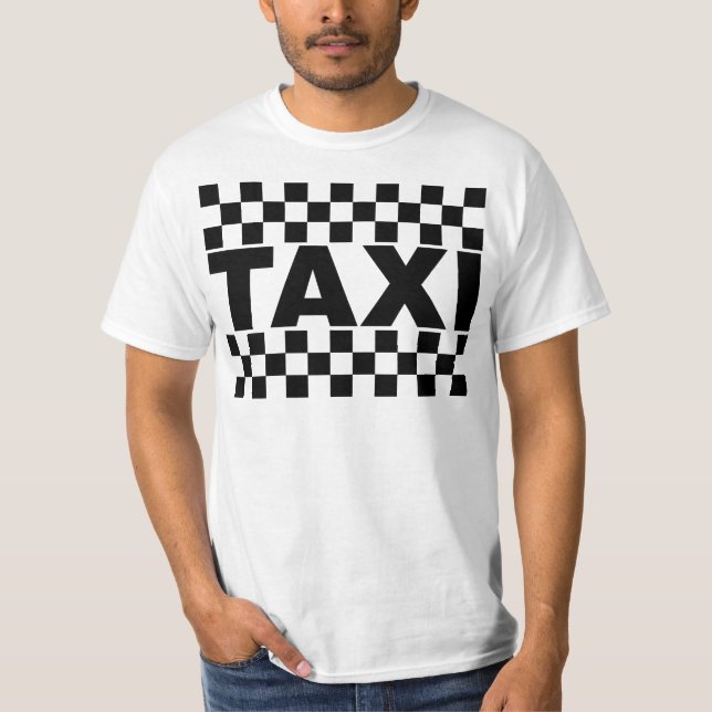 Taxi ~ Taxi Cab ~ bil för hyreskontrakt Tee (Framsida)