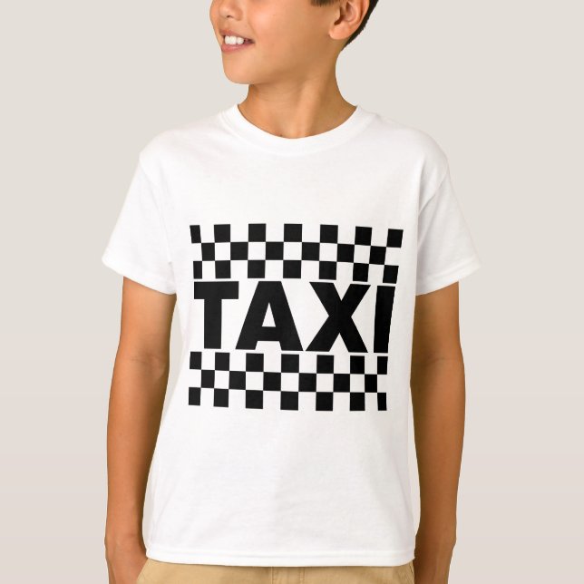 Taxi ~ Taxi Cab ~ bil för hyreskontrakt Tee Shirt (Framsida)