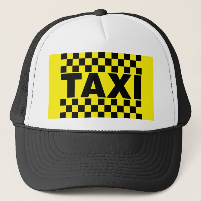 Taxi ~ Taxi Cab ~ bil för uthyrning Keps (Framsida)