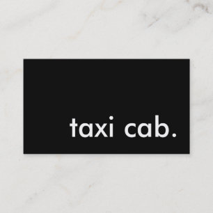 taxi taxi. visitkort