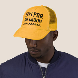 Taxi till Brudgummen Personlig Sängkammarhatt Keps