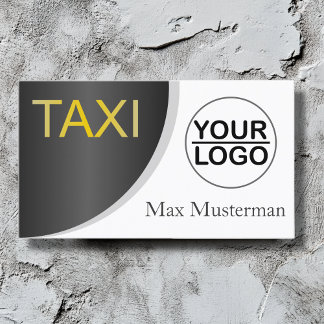 TAXI Visitenkarten mit LOGO Visitkort