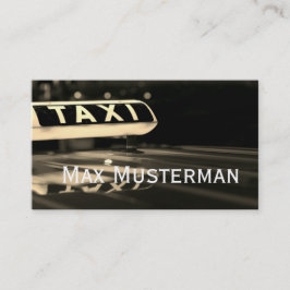 TAXI Visitenkarten Visitkort
