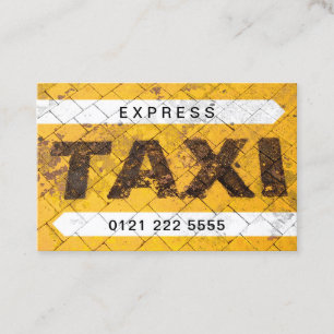Taxi Visitkort