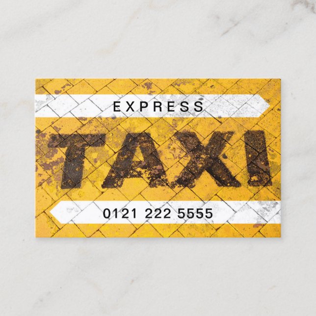 Taxi Visitkort (Framsida)
