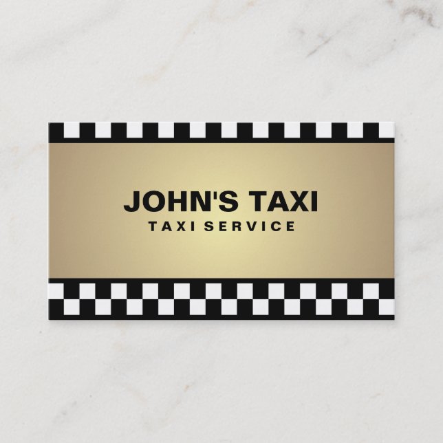 Taxi - visitkortar visitkort (Framsida)