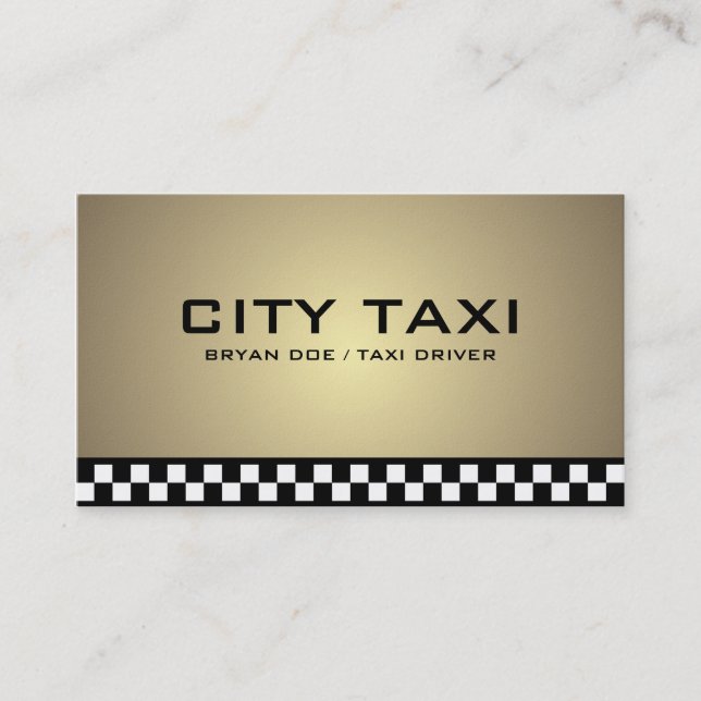 Taxi - visitkortar visitkort (Framsida)