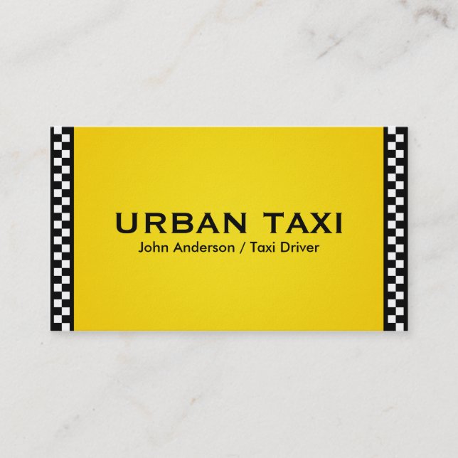 Taxi - visitkortar visitkort (Framsida)