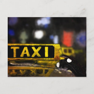 Taxi vykort