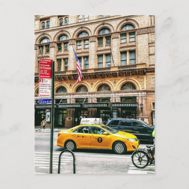 Taxi! Vykort (Framsida)