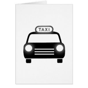 TaxiCab Hälsningskort