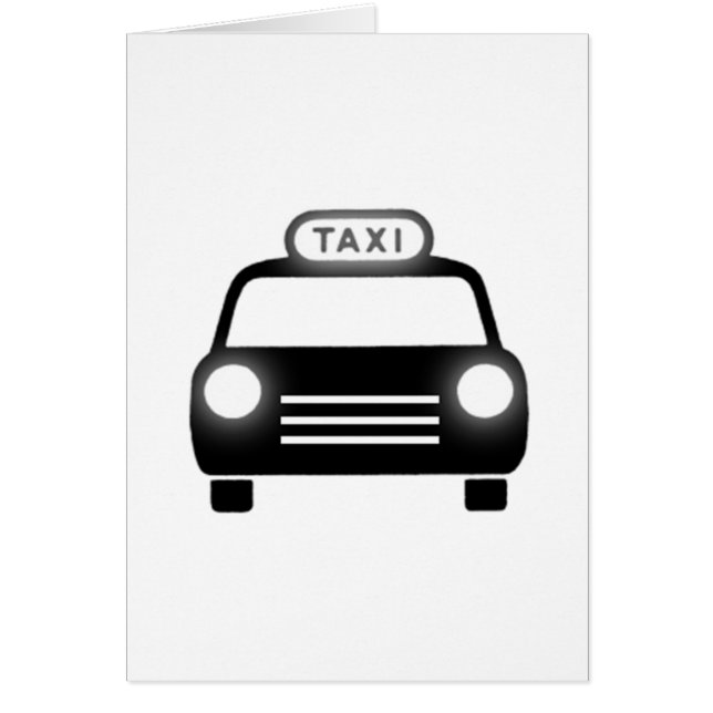 TaxiCab Hälsningskort (Framsidan)