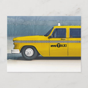 Taxicab-kort Vykort