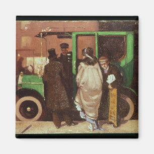 Taxicaben, c.1908-10 magnet