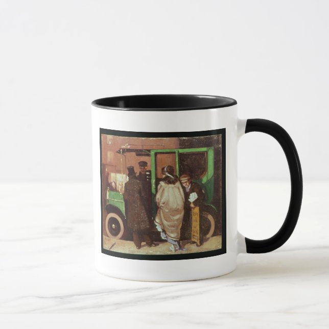 Taxicaben, c.1908-10 mugg (Höger)