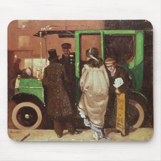 Taxicaben, c.1908-10 musmatta (Framsidan)