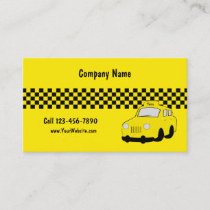 TaxiCabvisitkortar Visitkort