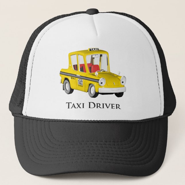 Taxichaufför Truckerkeps (Framsida)