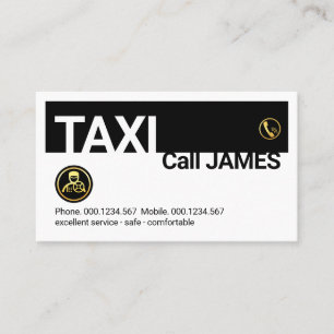 Taxichaufförstjänst Visitkort