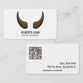 Taxidermist Anpassningsbar QR Visitkort