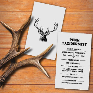 Taxidermist Visitkort