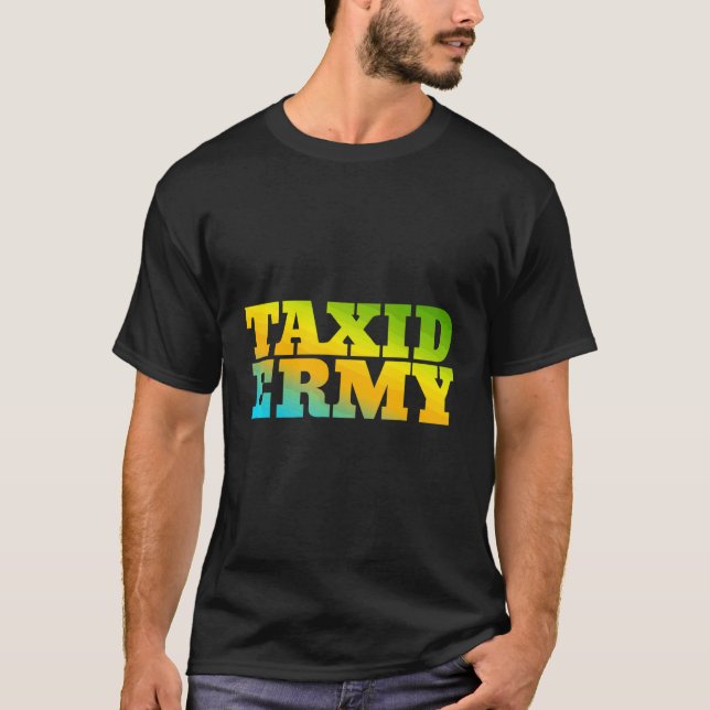 Taxidermy Designad with Nature Färg T Shirt (Framsida)