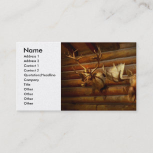Taxidermy - Jaktloge Visitkort