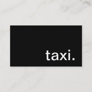 Taxivisitkort Visitkort