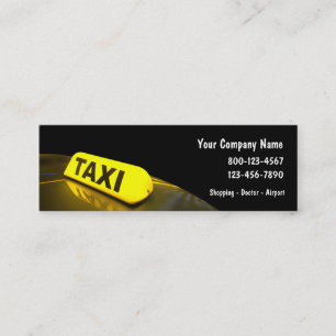 Taxivisitkortar Mini Visitkort