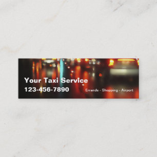 Taxivisitkortar Mini Visitkort