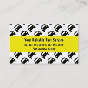 Taxivisitkortar Visitkort