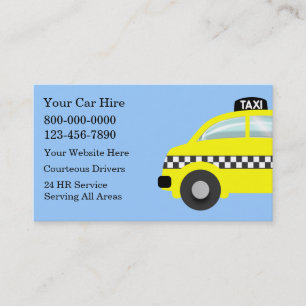 Taxivisitkortar Visitkort