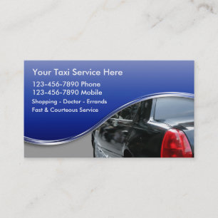 Taxivisitkortar Visitkort
