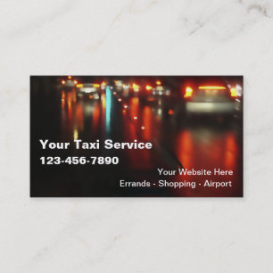 Taxivisitkortar Visitkort