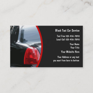 Taxivisitkortar Visitkort