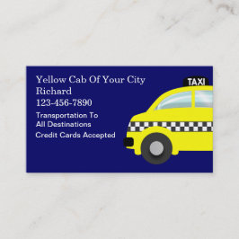 Taxivisitkortar Visitkort