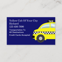Taxivisitkortar Visitkort