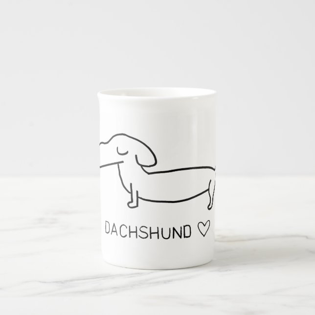 Taxkärlek Benporslin Mugg (Framsidan)
