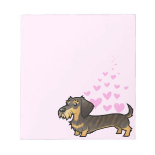 Taxkärlek (wirehair) anteckningsblock