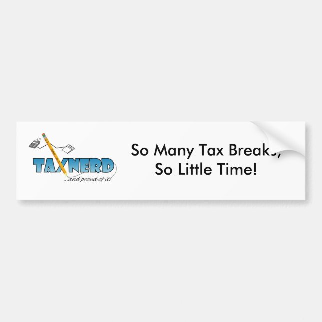 TaxNerd bildekal (Framsidan)