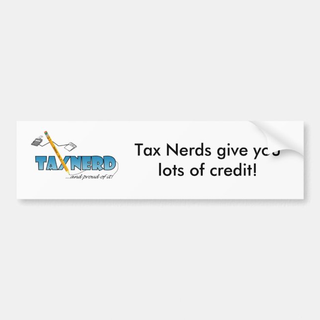 TaxNerd bildekal 2 (Framsidan)
